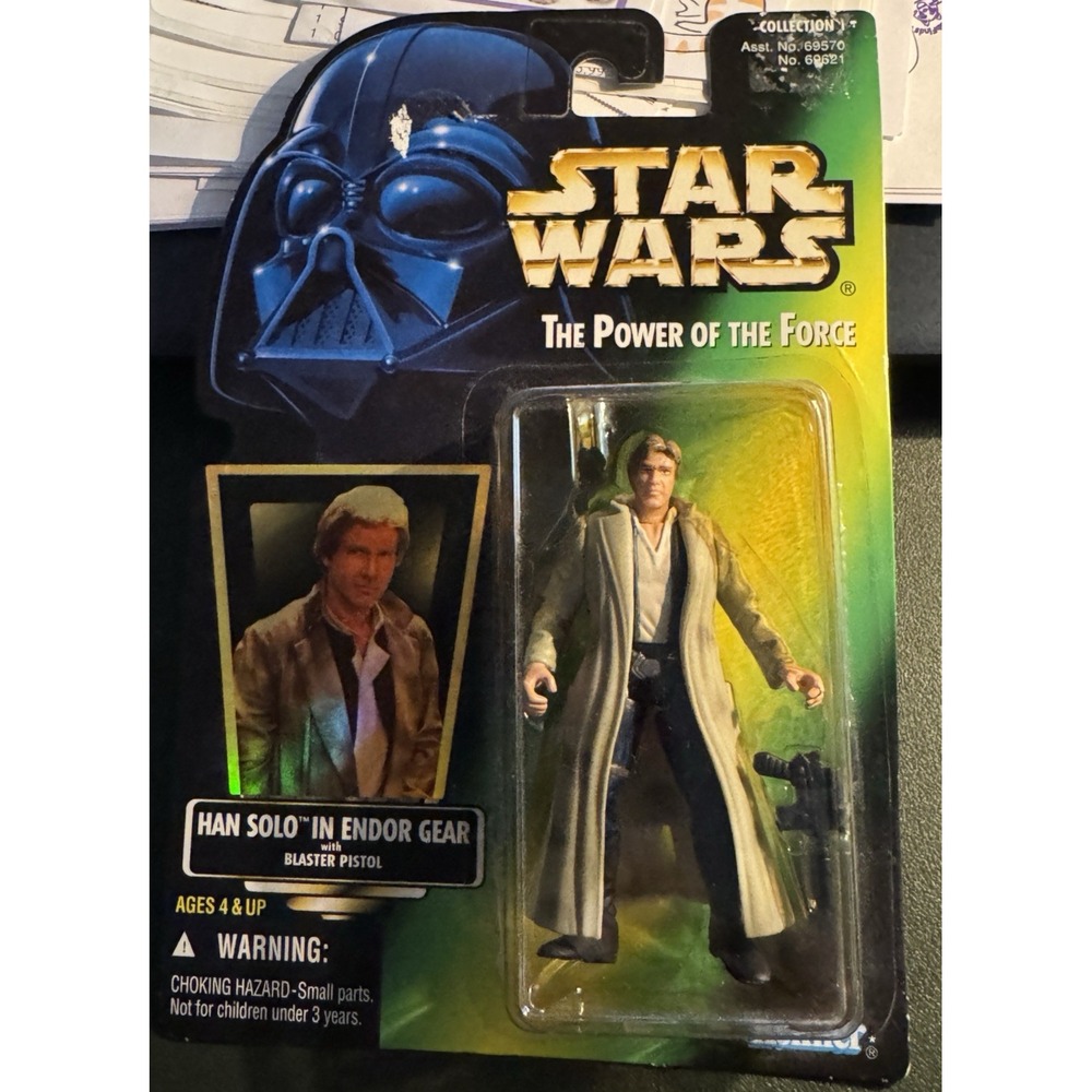 Star Wars Power of the Force POTF Han‎ Solo in Endor Gear Kenner Collection 1